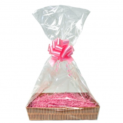 Gift Basket Accessory Kit - 36x25 - PINK SIZE C  [Basket not included]