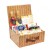 Cardboard HAMPER BOX with Handle (34x28x14cm) - medium WICKER