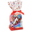 CANDY BAGS (pk 10) with Block Bottom and Twist Ties - CHRISTMAS CHARACTERS (large)