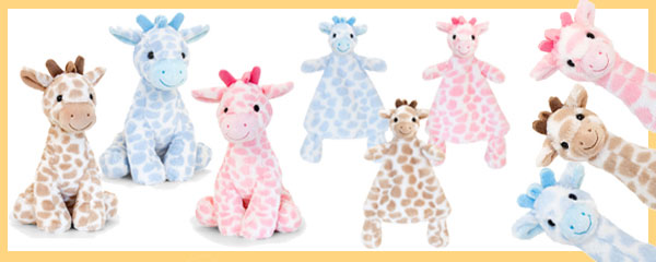 Snuggle Giraffe Range by Keel Toys
