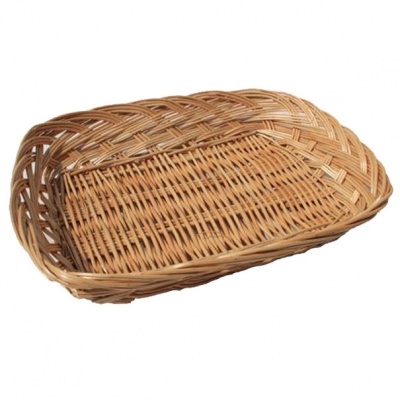 Openweave Wicker Tray Basket - 23x18x5cm