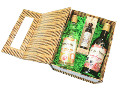 Complete Gift Hamper Kit - (xs) WICKER HAMPER BOX / CREAM ACCESSORIES