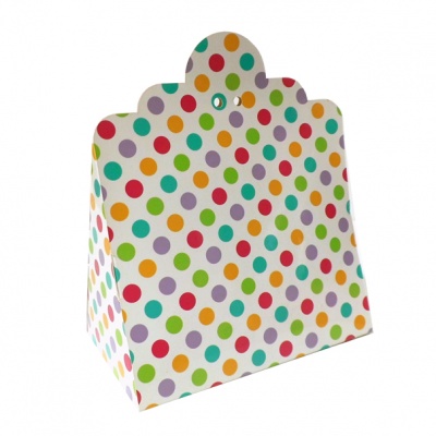 10 x Triangle Gift Box ( Large) - SPOTS