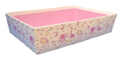 Printed GIFT HAMPER TRAY 30x20x6cm - (medium) LITTLE GIRL