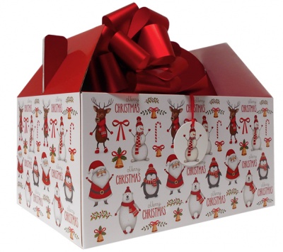 Giant Gable Box GIFT KIT - (35x24x18cm) CHRISTMAS CHARACTERS