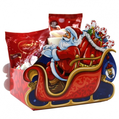 Christmas Gift Box - (small) SANTA SLEIGH