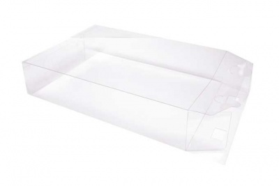 10 x Easy Fold Trays with Acetate Boxes - (30x20x6cm) MEDIUM LITTLE GIRL TRAYS/CLEAR ACETATE BOXES