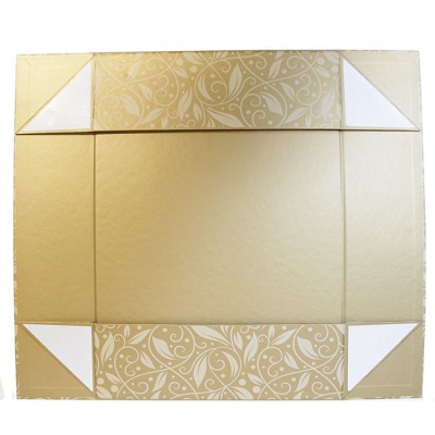 Easy Fold Gift Tray (35x24x8cm) - Large GOLD VINE