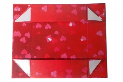 Easy Fold Gift Tray (35x24x8cm) - Large HEARTS