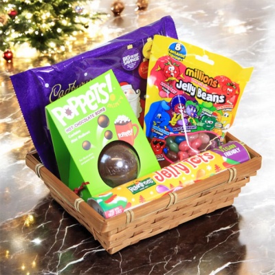 E-wicker24 Woven Wicker Shopping Basket With Handle, Lightweight Picnic