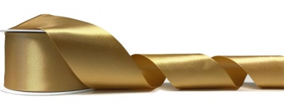 Eco Friendly Double Faced Satin Ribbon - 50mm x 20m - GOLD