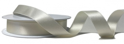 Eco Friendly Double Faced Satin Ribbon - 15mm x 20m - IVORY