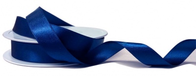 Eco Friendly Double Faced Satin Ribbon - 15mm x 20m - ROYAL BLUE