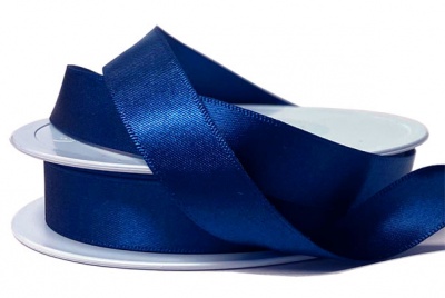 Eco Friendly Double Faced Satin Ribbon - 15mm x 20m - ROYAL BLUE