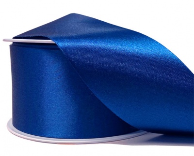 Eco Friendly Double Faced Satin Ribbon - 50mm x 20m - ROYAL BLUE