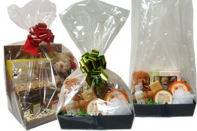 Cellophane Basket Bag (pk 10) - 49x38x99cm high - SIZE E