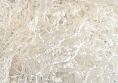 1kg Crinkled Paper Shred - WHITE