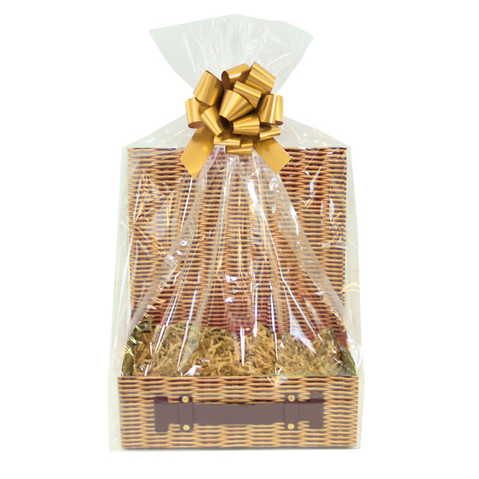 Gift Hamper Kit - (sm) Wicker Hampabox / GOLD ACCESSORIES