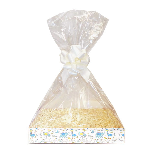 Large Complete Gift Basket Kit LITTLE BOY TRAY/CREAM ACCESSORIES