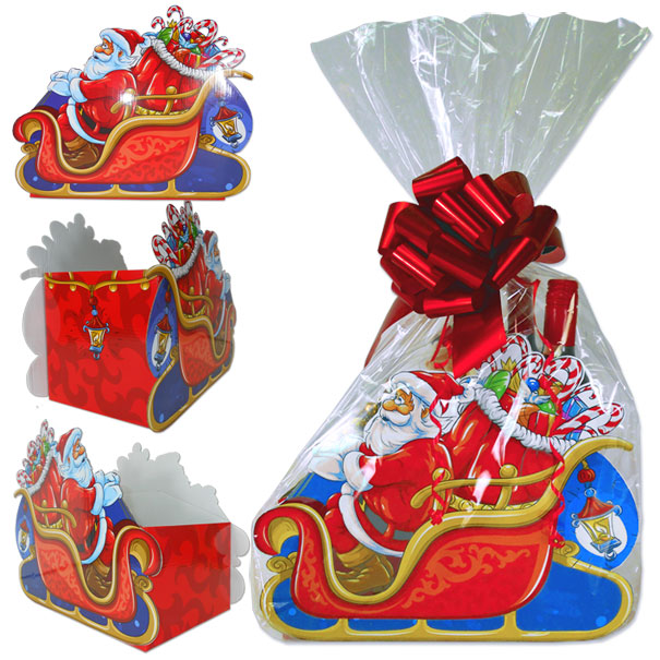 Christmas sleigh gift boxes Clearance