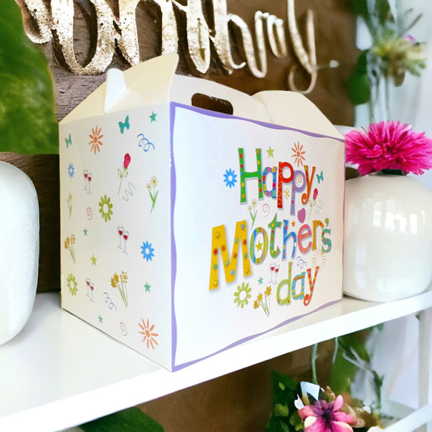 Gable Boxes - 24x18x16 (pk10 Large) - MOTHER'S DAY WHITE