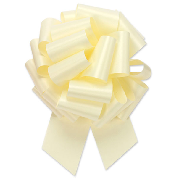 Pull Bows - 50mm - CREAM (pk10)