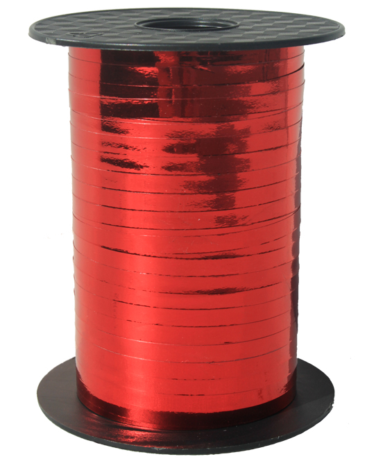 Curling Ribbon 5mm x 250m - METALLIC RED