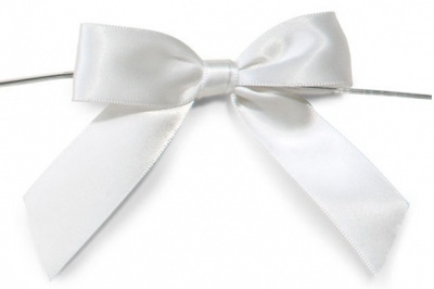 White gift outlet bows and ribbon
