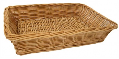 Steamed Wicker Basket /Tray - 41x30x8cm