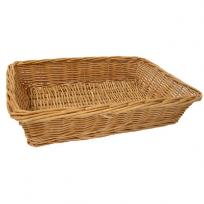Steamed Wicker Basket /Tray - 36x23x8cm